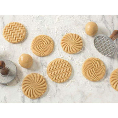 Estampadores geométricos para Galletas de Nordic Ware