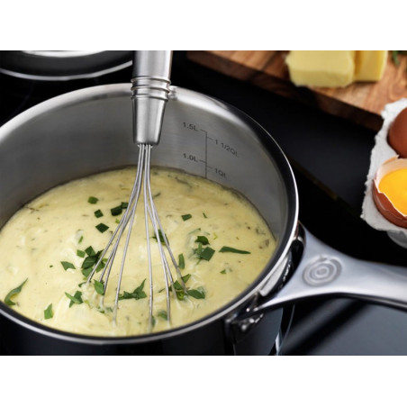 Le Creuset Tri-Ply steelpan met deksel