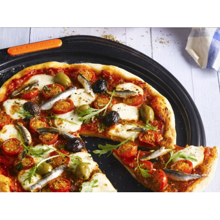 Bandeja antiadherente para pizza de Le Creuset