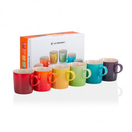 Satz von 6 Le Creuset Espressotassen