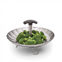 Vaporera OXO Rejilla Cestillo para cocinar al vapor