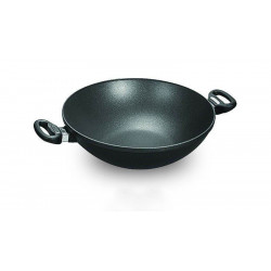 Wok Titanio Inducción Woll de 32 cm de diámetro.