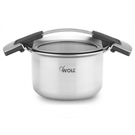 Pentole Woll Concept PRO diametro 16, 20 e 24 cm in acciaio inox 18/10