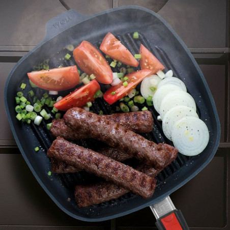 28x28cm Woll Titanium Inductie Grillpan