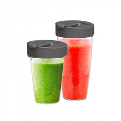 Satz mit zwei Bechern 400 und 700ml für Magimix Blender