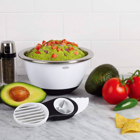 OXO 3 in 1 avocadoschiller en -snijder