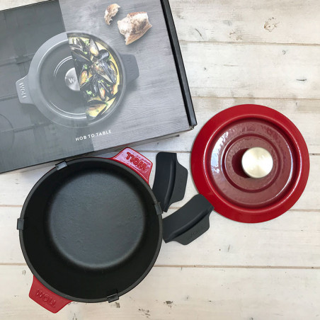 Woll gietijzeren verglaasd interieur