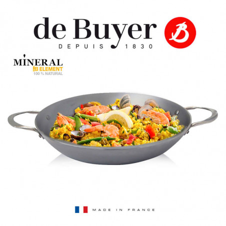 Käufer B de Käufer Mineral Eisen Paella Pfanne