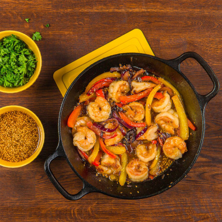 Caçarola baixa com asas Lodge