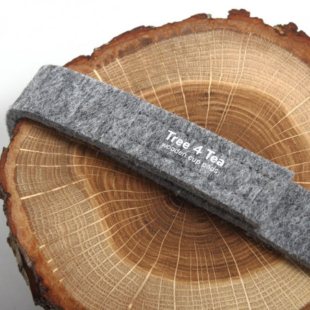 Set 4 posavasos madera de roble Rio lindo