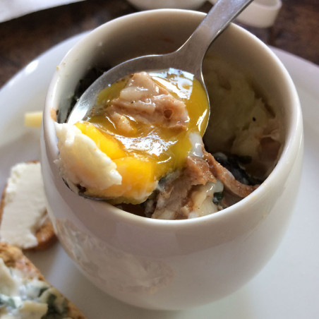 ÄGGCØDDLER pochoir à oeufs en porcelaine