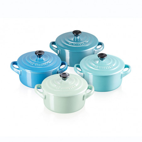 Set di 4 mini cocottes rotonde di Le Creuset