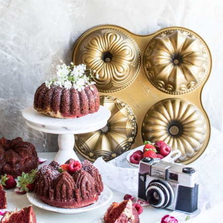 Teglia Quartet Bundt di Nordic Ware Teglia Quartet Bundt di Nordic Ware