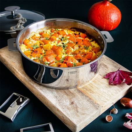 Sauteuse en acier inox Casteline de Cristel