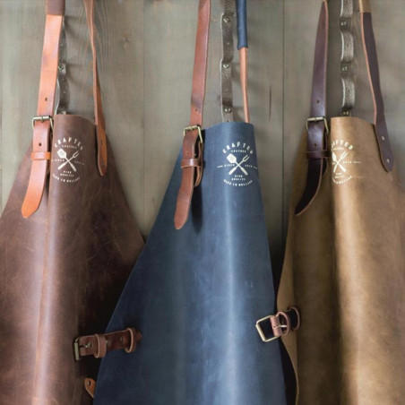 Uniseks Vintage Crafted leren schort