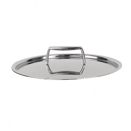 Couvercle en acier inoxydable pour la série Cristel Castel Pro.
