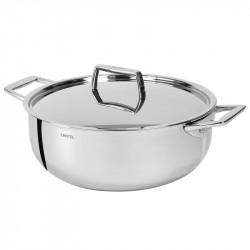 Casseruola e coperchio in acciaio inox Cristel Castel Pro