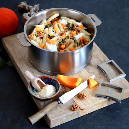 Kasserolle Cristel Strate Serie aus Edelstahl