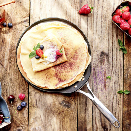 Crepeira antiaderente Castel Pro Exceliss da Cristel