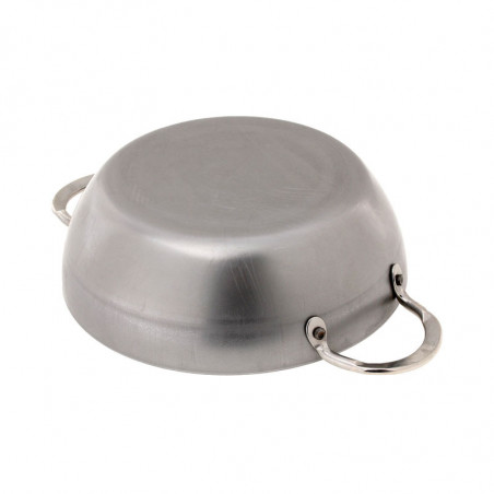 B de Buyer hoge ijzeren koekenpan met minerale B de Buyer handgrepen