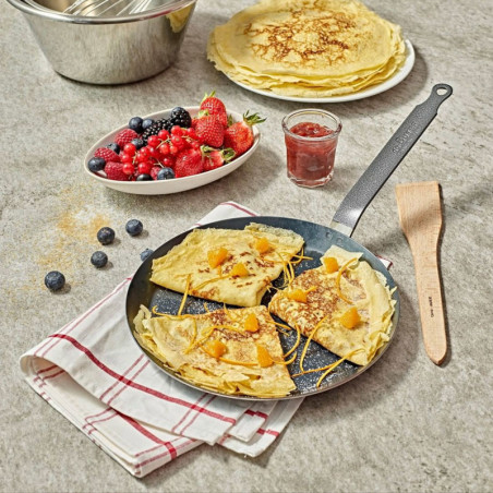 Frigideira para crepes em Ferro Mineral B de Buyer