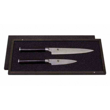 Set d'éplucheurs et de couteaux utilitaires Kai Case dans un coffret cadeau