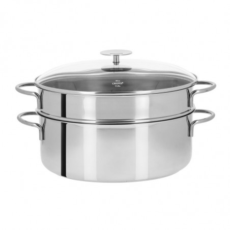 Sistema de cozinhar a vapor oval inox da Cristel Sistema de cozinhar a vapor oval inox da Cristel