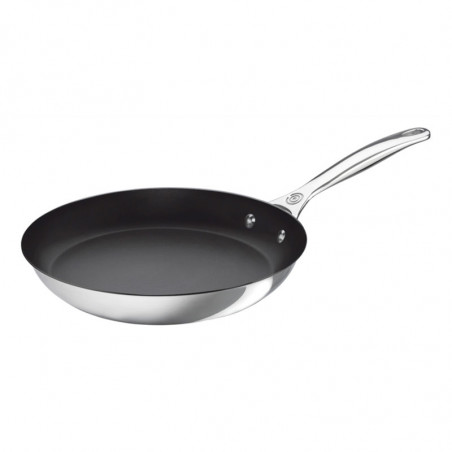 Poêle à frire Le Creuset en acier inoxydable antiadhésif
