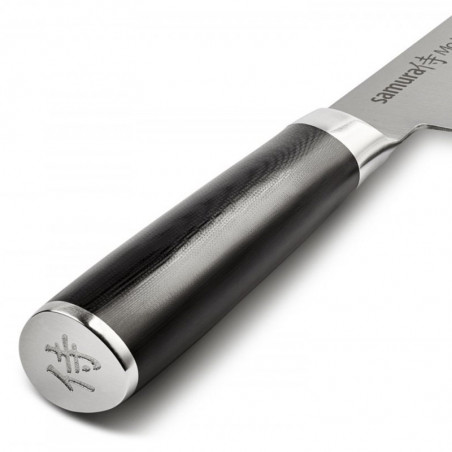 Detalle del mango de Cuchillo utilitario MO-V Samura