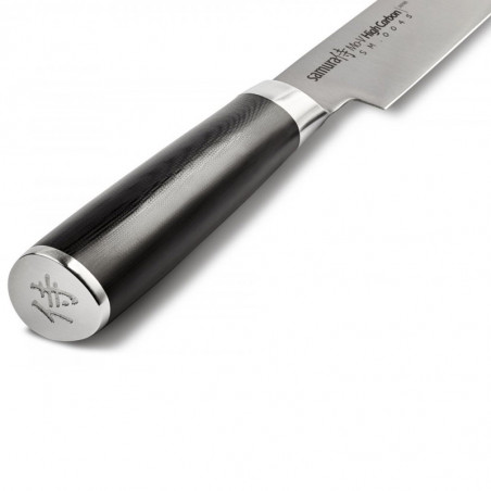 Particolare del manico del coltello da filetto Samura MO-V