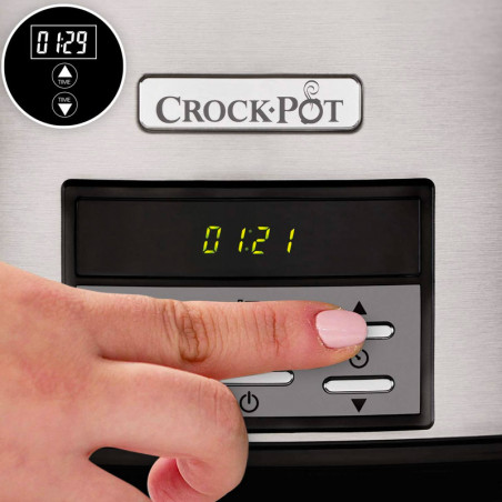 Olla ovalada digital de cocción lenta Crock Pot 7,5 L