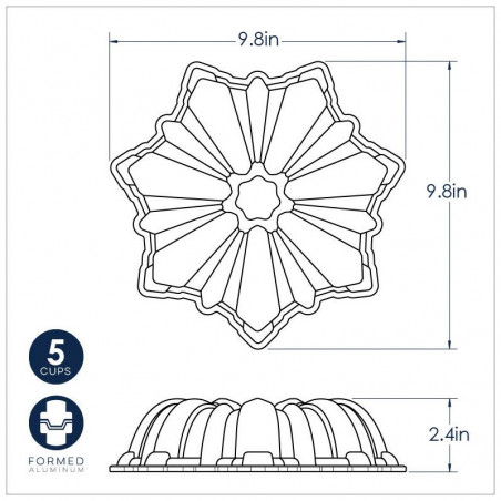 Nordic Waret Bundt Pan Bundt Pan Mould