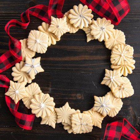 Carimbos para Bolachas Pretty Pleated Nordic Ware