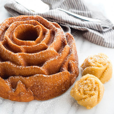 Molde Rose Bundt de Nordic Ware