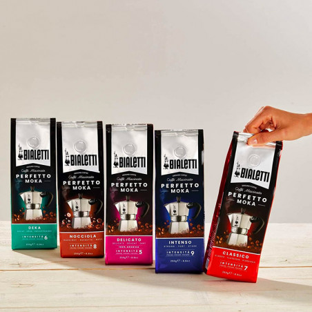 Bolsa de café molido serie Perfetto de Bialetti
