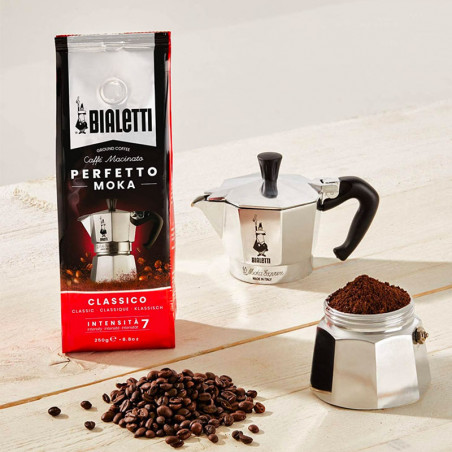 Saco de café moído série Perfetto da Bialetti