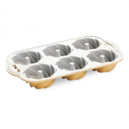 Nordic Ware Gold 6 Mini moule à Bundt Heritage