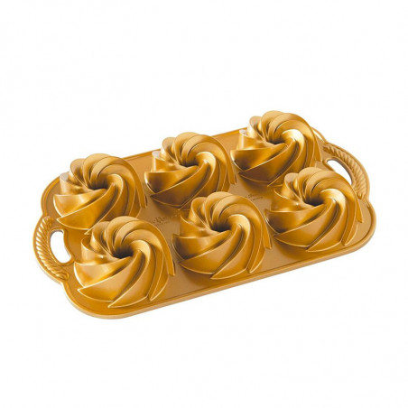 Nordic Ware Gold 6 Mini moule à Bundt Heritage