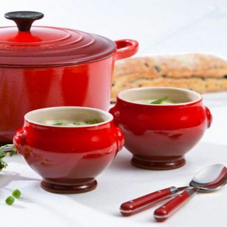 Set 2 Terrinen aus Steinzeug Keramik von Le Creuset