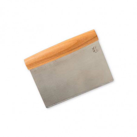 Grattoir en acier avec manche en bois Nordic Ware