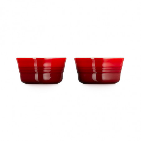 Set de ramequins en forme de coeur Le Creuset