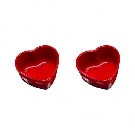 Set ramequines corazón Le Creuset