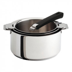 Cristel 3er-Set Kochtöpfe mit abnehmbarem Griff, Angebot!