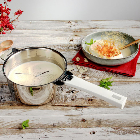 Cristel 3er-Set Kochtöpfe mit abnehmbarem Griff, Angebot!