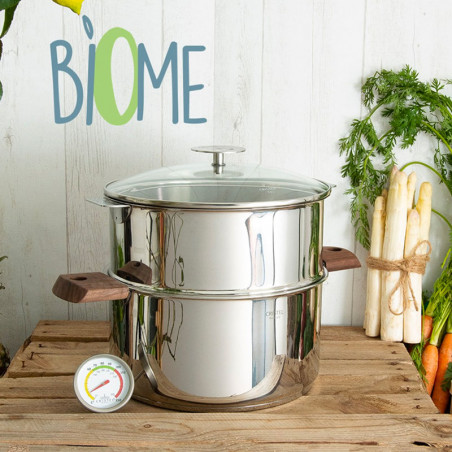 Sistema de cozedura saudável a vapor Biome da Cristel