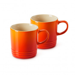 Set 2 tazas London Le Creuset 350ml color volcánico