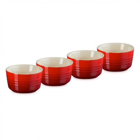 Set di 4 mini ciotole in ceramica Le Creuset Set di 4 mini ciotole in ceramica Le Creuset