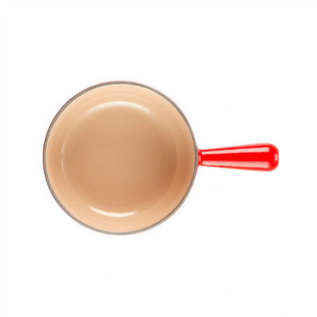 Cazo Poelon mango hierro 16cm cereza Le Creuset