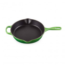Frigideira skillet alta em ferro fundido Bamboo da Le Creuset