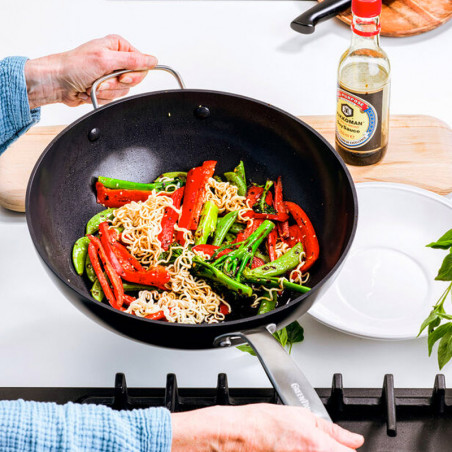 Cocinando con Wok ceramico Greenpan Copenhagen